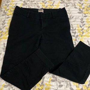Merona skinny crop black pants
